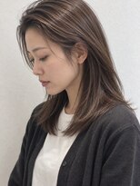 ヘイ 松本店(HEY)&nbsp;【HEY 松本】秋冬ヘーゼルカラー×重めミディアムレイヤー