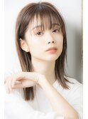 小顔外ハネミディアム☆☆20代30代40代大人かわいいくびれミディ