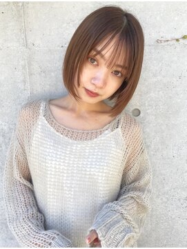 ヘアデザイン ロッコ(hair design ROCCO) ボブスタイル*(軽め)