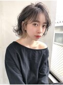 熊本　ショートカット　ruen   インナーカラーボブ　右田莉奈