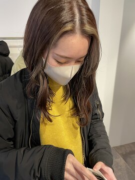 グリード ヘアー(GREED hair) インナーカラー×ベージュ