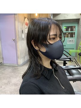 インク 渋谷(INK.) マッシュ強めウルフカット