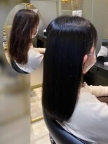 ダブルオーバイオーバーレイ 武蔵新城(w/o by Overlay)&nbsp;自然に仕上がる縮毛矯正【施術例】〔武蔵新城〕〔縮毛矯正〕