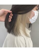 レア 渋谷(Le'a) インナーカラー ミルクティーベージュ