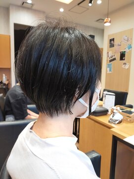 フレンズ 山鼻店(friend's) 髪質改善トリートメントストレートパーマゆったりショートボブ