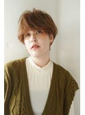 くびレイヤーエモージュグレージュカラーくびれショート【立川】