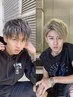 メンズ限定2回目3回目！カット＋ツイストスパイラル＋眉スタイリング￥15070