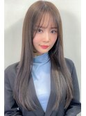 シースルー×王道ストレート
