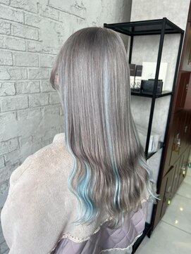 プライズ 池袋店(prize) ダブルカラーブリーチハイトーンホワイトベージュ