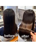 ~ポワ毛解消~髪質改善ストレート