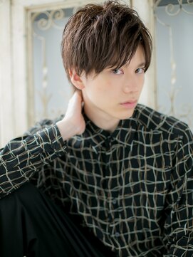 モッズ ヘア 福岡姪浜店(mod's hair) mod's姪浜/フレンチカジュアルマットブラウンメンズショートh