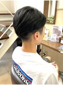 【見附 今町】刈り上げセンターパート パーマスタイル