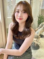 ロシェ 横浜店(loche)&nbsp;レイヤーカット オリーブベージュ×髪質改善ダブルカラー×横浜