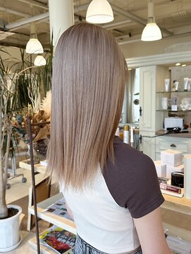 オブジェ シエル(obje't ciel) 【obje't ciel】艶感ベージュ/ミディアム【山口紗季】