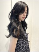 《カネコ》艶感ブラック×レイヤーカット