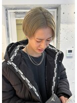 ベンジー 天神店(benji)&nbsp;ハイトーンに！ブリーチカラー