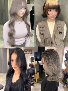 ノエ 心斎橋(Noe)の写真/一人ひとりの骨格や髪質に合わせてカット☆韓国風レイヤー・海外風レイヤーでトレンドのスタイルに*