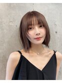 ぱつっとボブ顔まわりレイヤーボブ外ハネボブ結べるボブ
