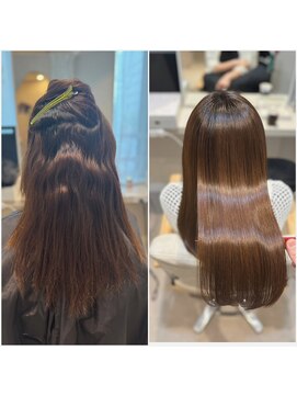 シーク センター南店(seek) カット+髪質改善縮毛矯正+トリートメント