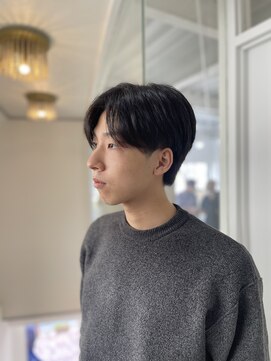 メンズカット バイ ソイクフ(メンズカット by SOY-KUFU) 20代30代40代◎スーツ刈り上げ短髪センターパートヘア