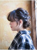 編み込みアレンジ【いわき】