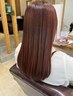 【縮毛矯正】カット＋縮毛矯正＋炭酸ケア￥19250→￥13480