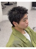スパイキーショートスパイキーパーマ