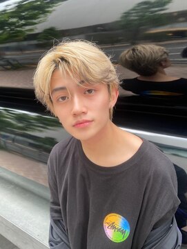 ユーフォリア 渋谷グランデ(Euphoria SHIBUYA GRANDE) メンズエンドカラー  ハイトーンカラー