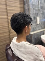 銀座マツナガ 神田店&nbsp;メンズセンターパートツーブロックさわやかモテ髪