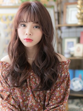 カバーヘア イヴ 戸頭店(COVER HAIR EVE) ピンクラベンダー外国人風小顔ウェーブパーマh4戸頭20代30代40代