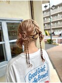 ＊ 個性派デザインツインアレンジ