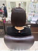 ナチュラルな内巻きボブ