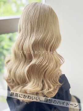 サラジュ 仁川店(SARAJU) 【カラー特化サロン】　ブリーチあり×ハイトーンベージュ