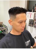 ベリーショート/スキンフェード/フェザーアップ