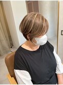 白髪ぼかし/脱白髪染め/白髪染めハイライト／髪質改善