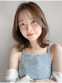 薄めバング美髪うる艶髪小顔クラゲヘアーセミディ#537f1031