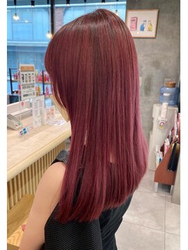 クレア(CREA) ピンクラベンダーハイトーン外国人風透明感大人可愛い韓国