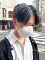 エルマーク 四条烏丸(L-MARK)&nbsp;ハイライト/センターパート/メッシュ/ダブルカラー/メンズ