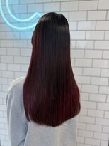 ヘアーシー(HAIR C,) 大人可愛いレッド
