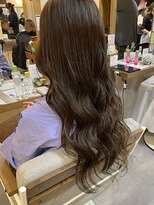 ヘアリゾート粋 ウナム 新宿東口店(enam)&nbsp;艶髪レイヤー/髪質改善/透明感ケアカラー/オリーブブラウン