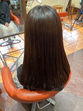 ダアッカ(da acca) 【髪質改善、ナチュラルブラウン】河原町/三条/縮毛矯正/艶髪