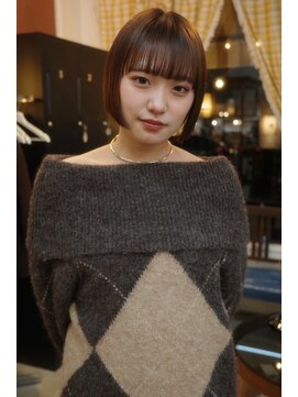 チャプター 問屋町(chapter) 髪質改善パツっとボブミニボブ透明感ケアカラー韓国ヘア岡山