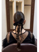 ヴィサージュエーデル(VISAGE edel)&nbsp;ヘアアレンジ　パーティーアレンジ　結婚式ヘア