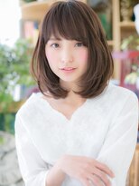 カバーヘア ブリス 大宮西口(COVER HAIR bliss)&nbsp;*bliss大宮*斜めバングの好感★ワンカールセミディb!