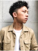 ★メンズヘア★テクノワイルドツーブロックショート★