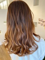 ヘアデザイン フィーカ 津留店(hair Design fika.) ナチュラル　グラデーションカラー