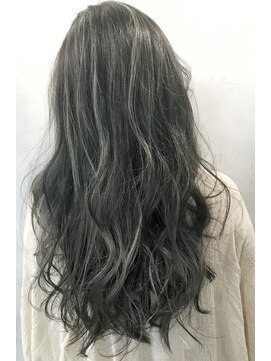 ヘアーワークス ヘルム 渋谷店(HAIR WORKS HELM) ハイライト+イルミナカラー☆マットグレージュ☆