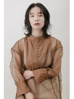 アンジュール(UNJOUR.)&nbsp;フェザーウルフ×ディープカーキ 30代40代50代