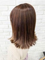 グランシュ 青葉台店(GranCieux)&nbsp;モテベージュ外ハネセミディ♪