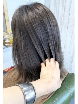 シュクルヘアー(Sucre Hair) 鎖骨ミディアム*大人デザインカラー